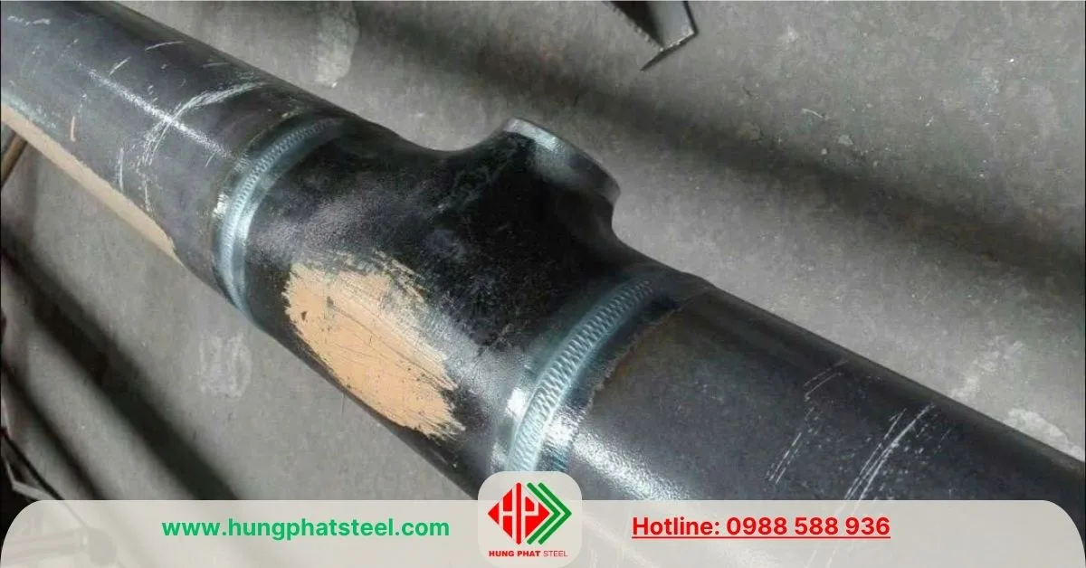 Cách sử dụng tê giảm thép hàn trong đường ống