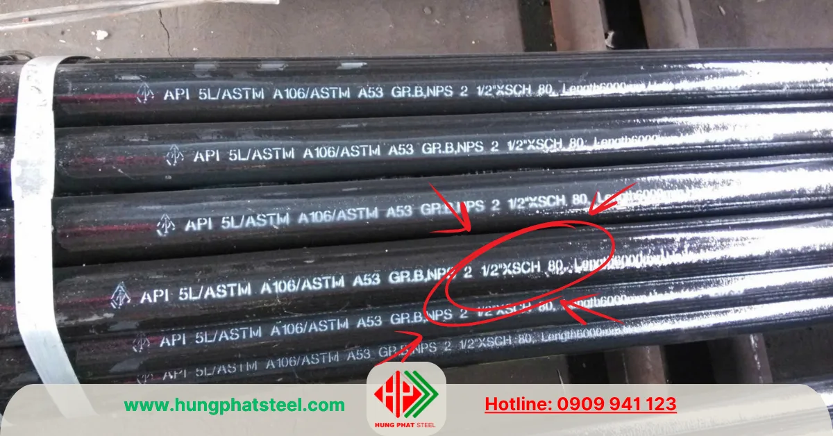 Ống thép đúc SCH80
