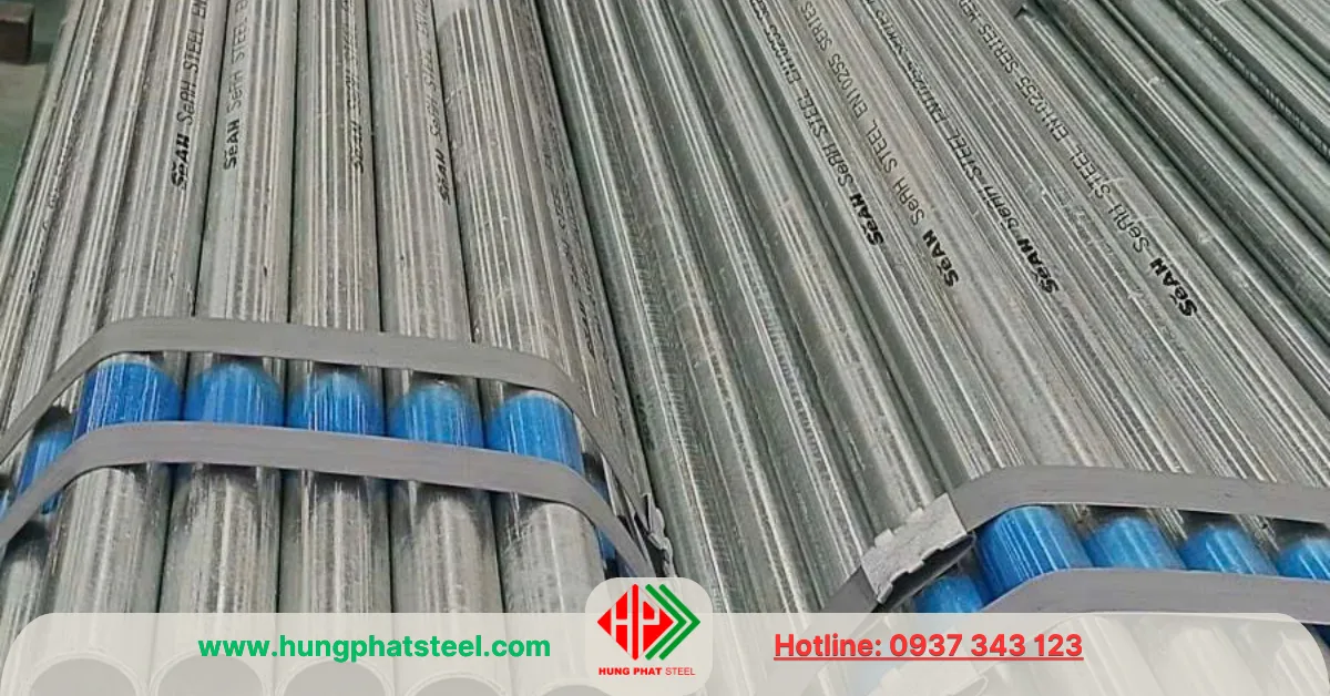 Ống thép mạ kẽm SeAH
