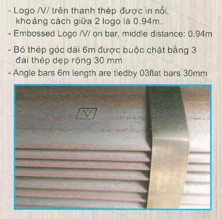 Phân biệt thép V Nhà Bè chính hãng
