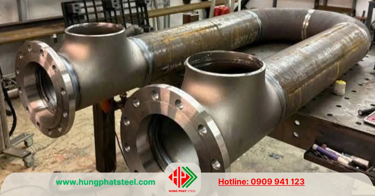 Sử dụng tê thép hàn trong hệ thống