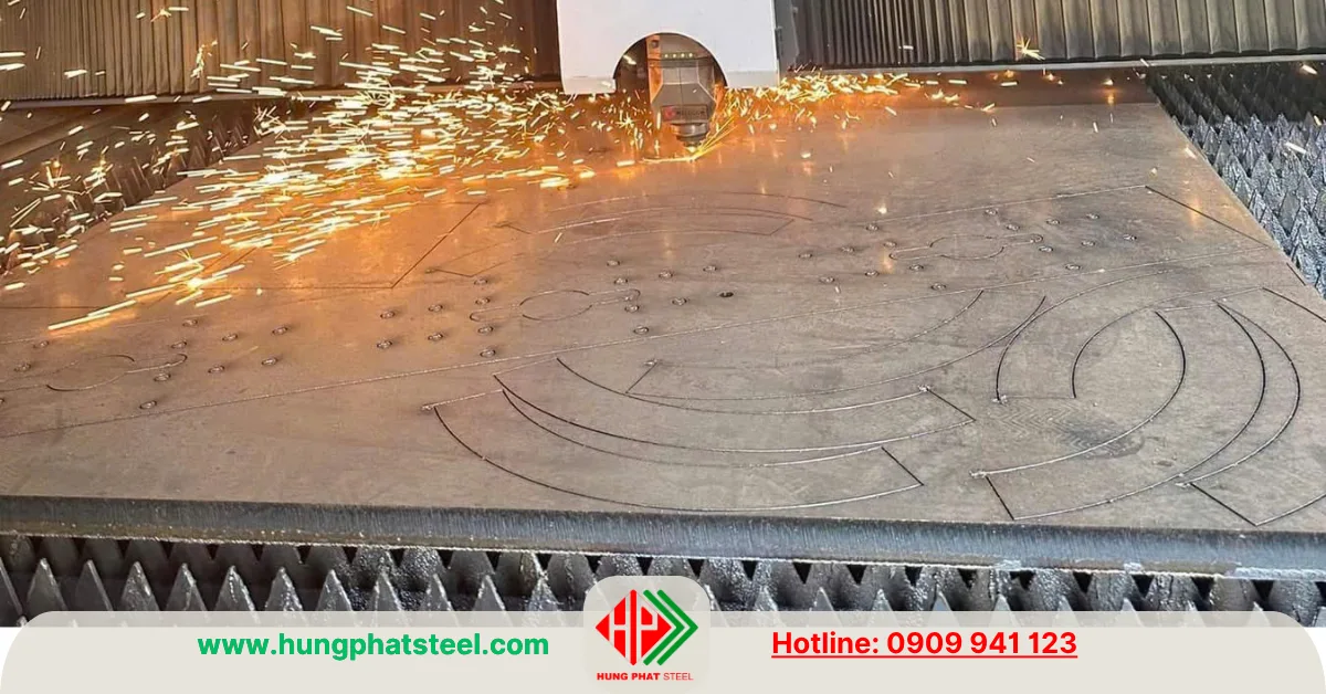 Thép tấm cắt CNC Laser