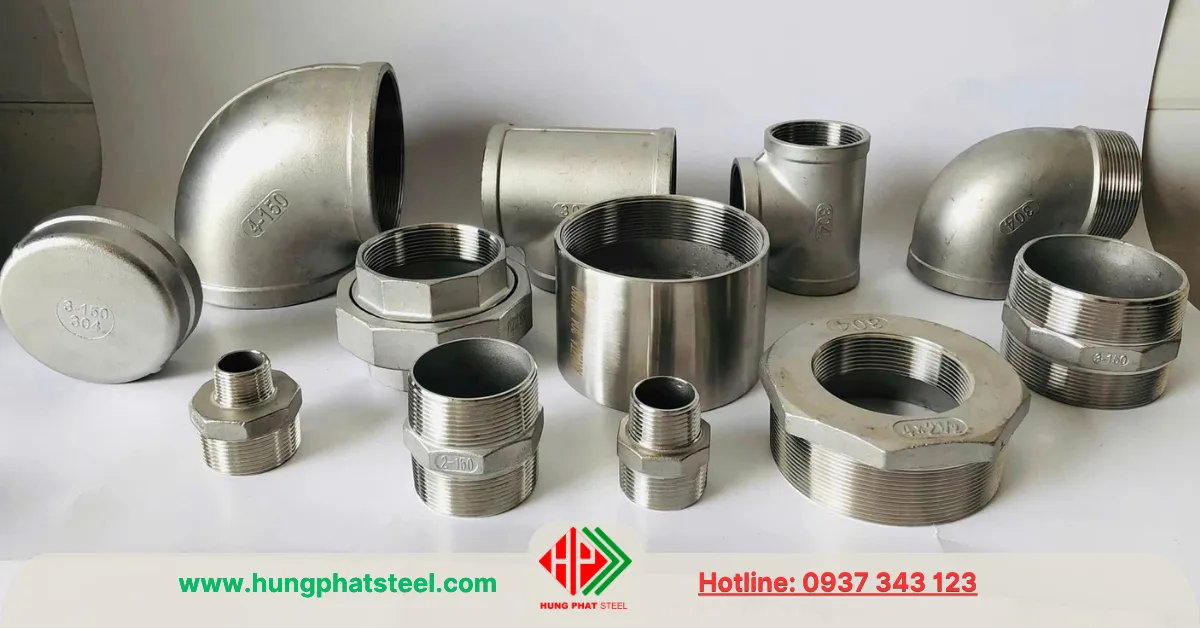 Phụ Kiện Ren INOX 304201316 (Co, tê, bầu, nắp bịt...)