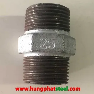 Nối hai đầu ren mạ kẽm giá rẻ K1