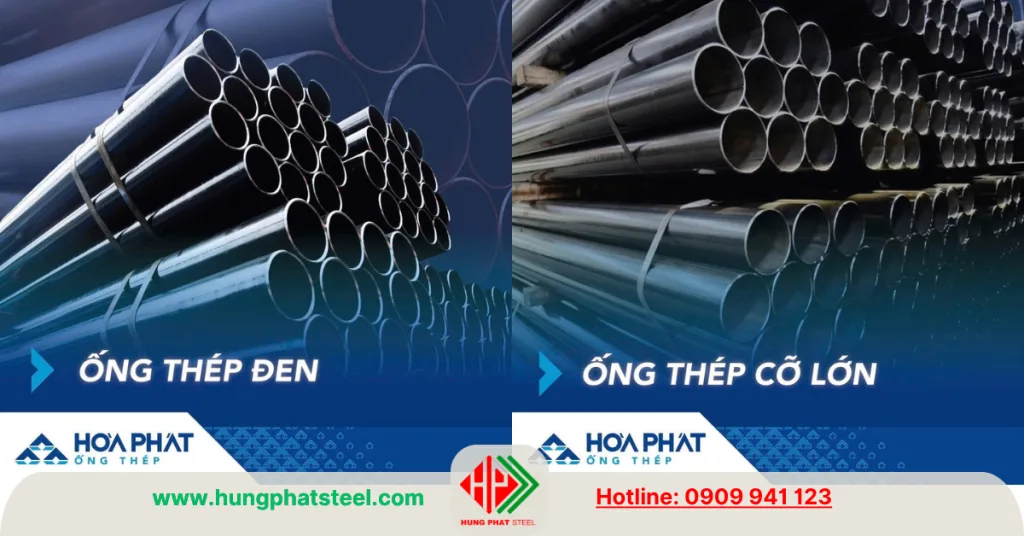 Ống thép đen Hòa Phát