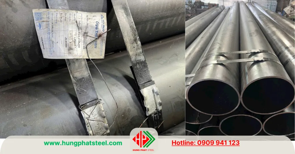 Tem nhãn và đai bó ống thép Hòa Phát chính hãng