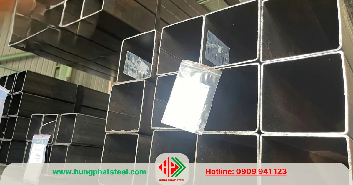 Thép hộp vuông đen Hòa Phát