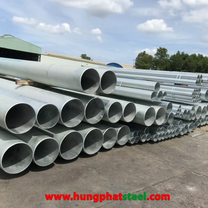 ống thép đúc mạ kẽm A53/106 SCH80