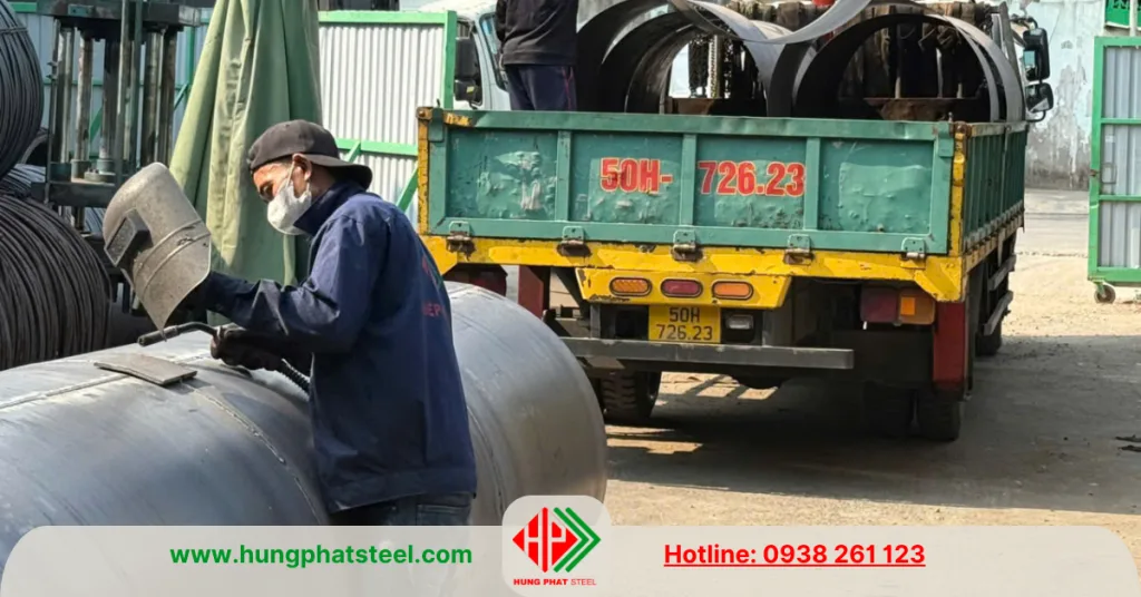Gia công ống vách (lốc ống)
