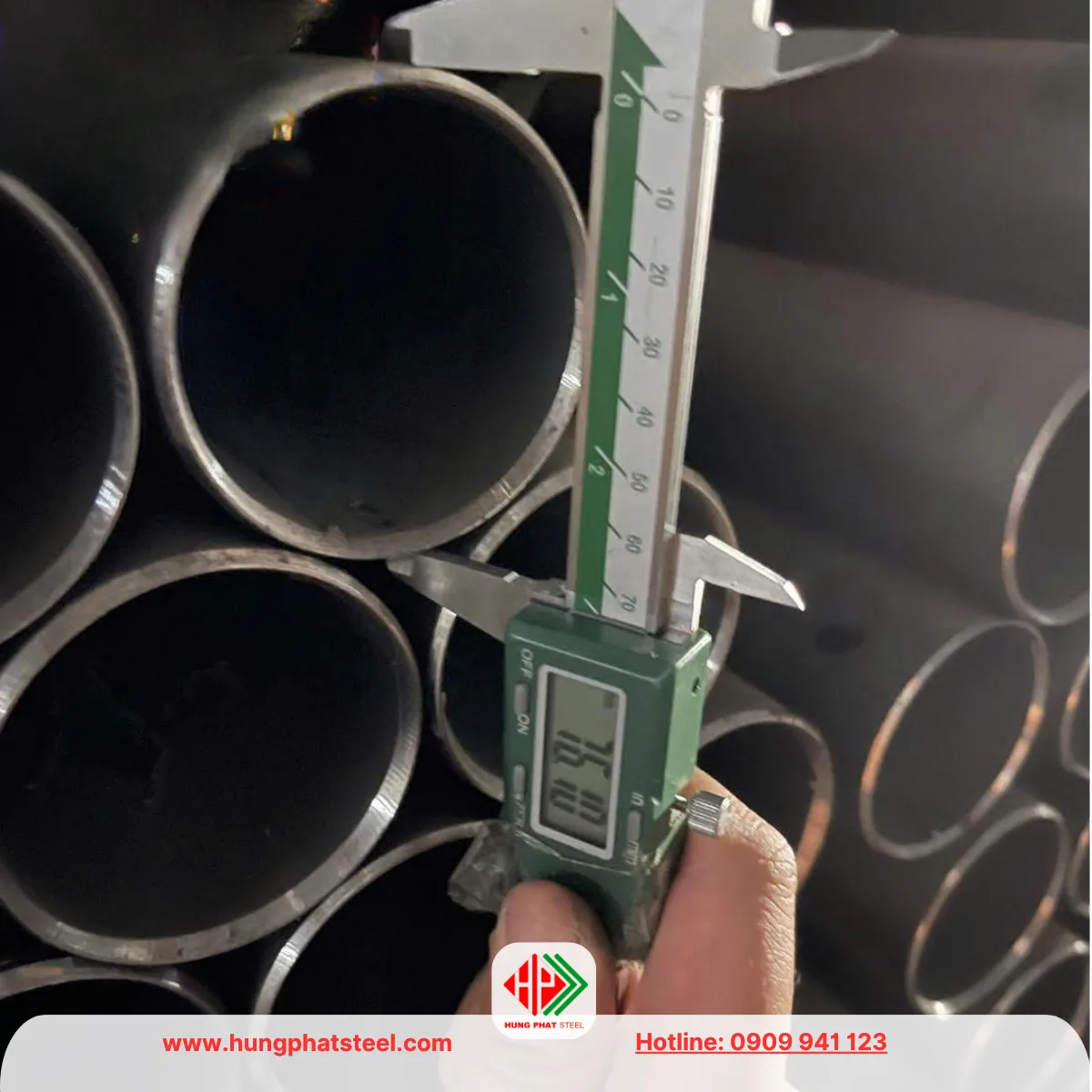 Ống thép đen phi 76 (DN65, OD 76.1mm)