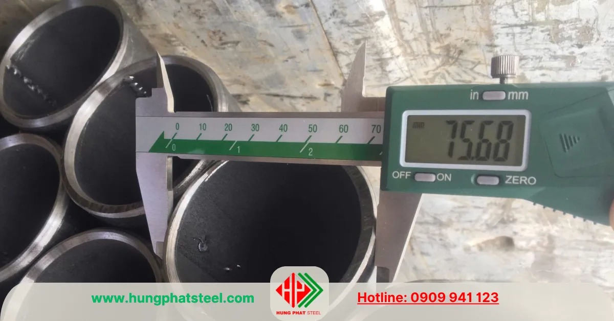 Ống thép đen phi 76 (DN65)