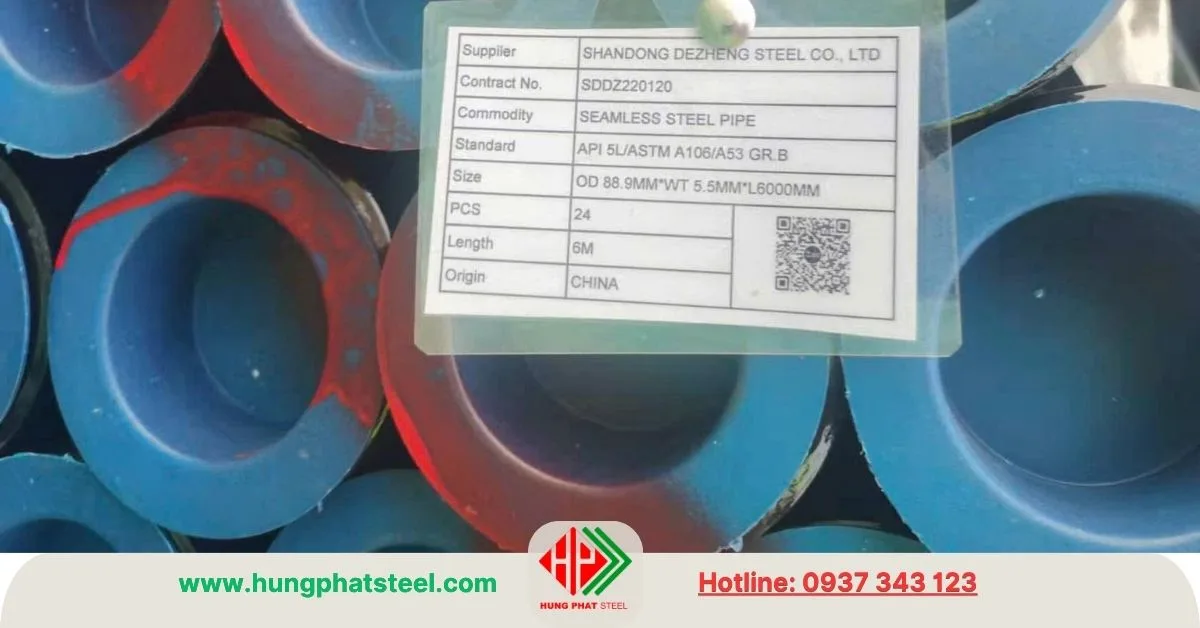 Ống thép đúc DN80 (OD88.9mm)