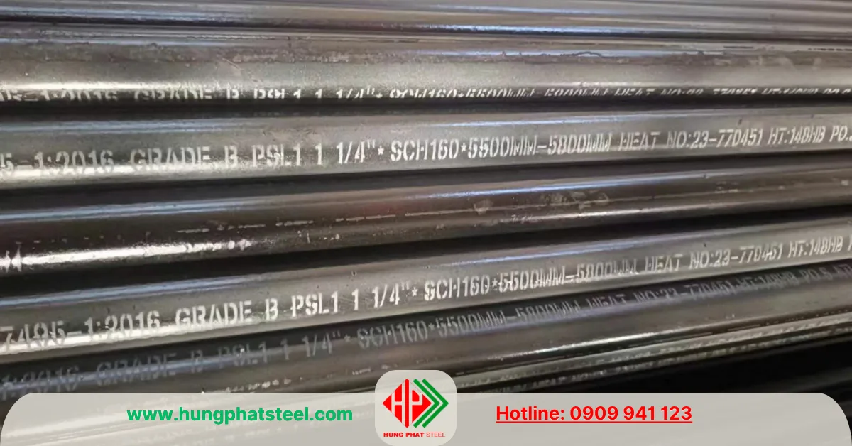 Ống thép đúc phi 42 (DN32)