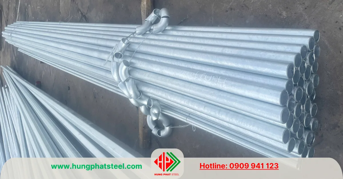 Ống thép đúc phi 42 mạ kẽm nhúng nóng