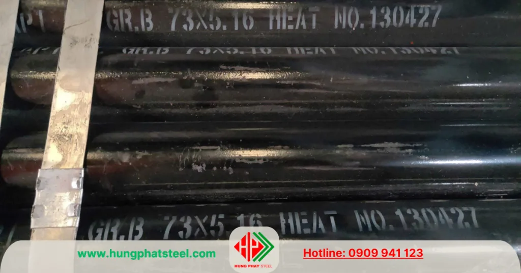 Ống thép đúc phi 73 x 5.16mm