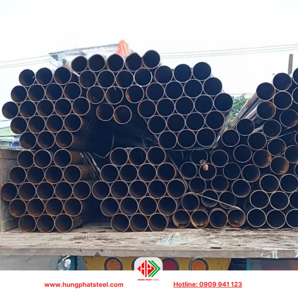 Ống thép hàn đen phi 141 SCH40 nhập khẩu