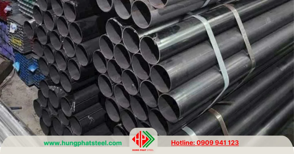 Ống thép hàn đen phi 141c