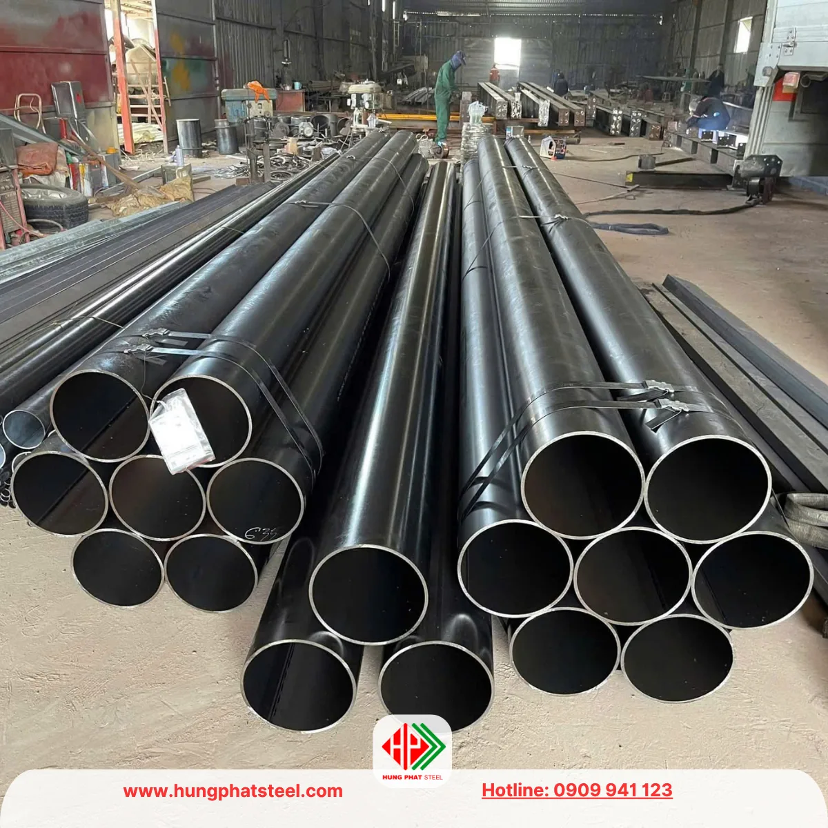 Ống thép hàn đen phi 219 (DN200)