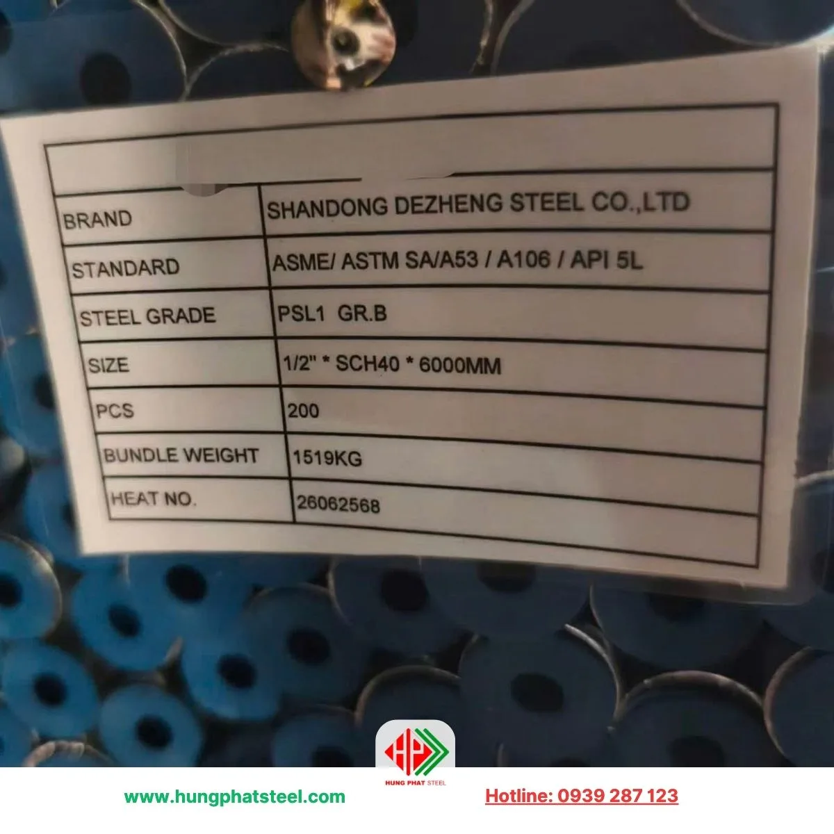 Thép Ống Đúc Phi 21 (DN15) A106A53 API5L SCH40