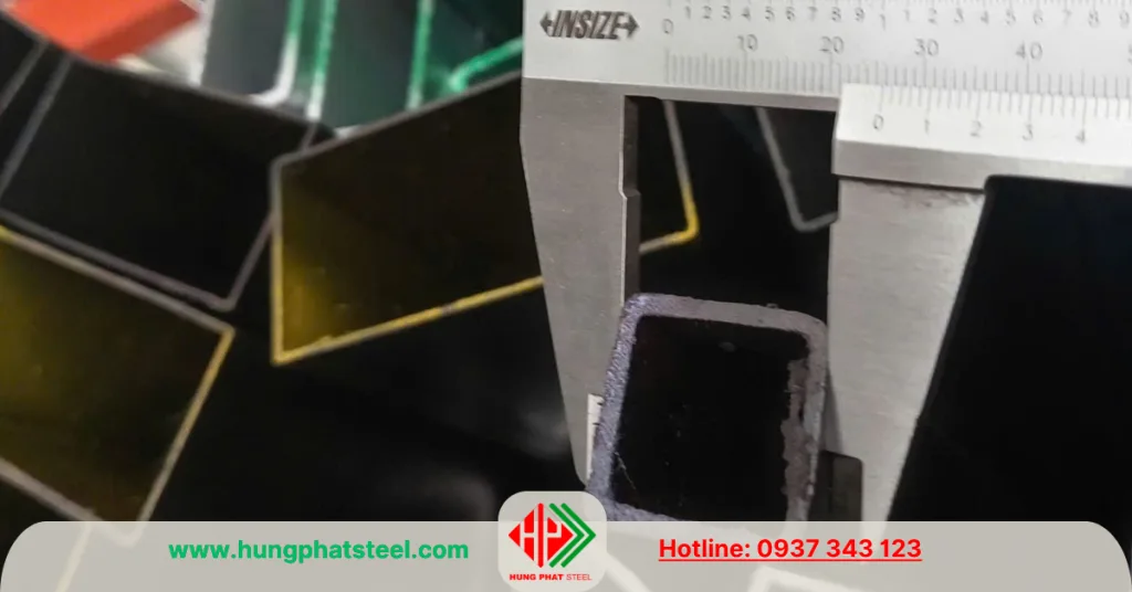 Thép hộp 25x25 vuông đen