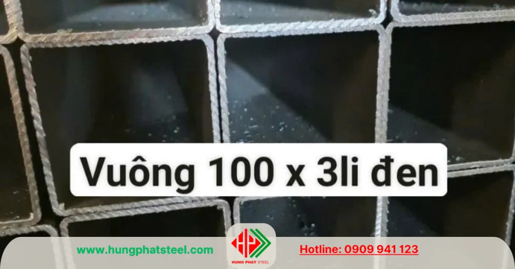 Thép hộp vuông 100x100