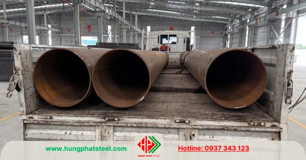 Thép ống hàn đen phi 457 (DN450)