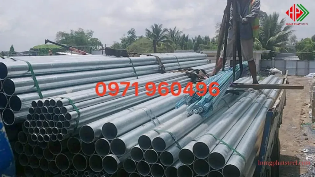 Hình ảnh ống tôn mạ kẽm