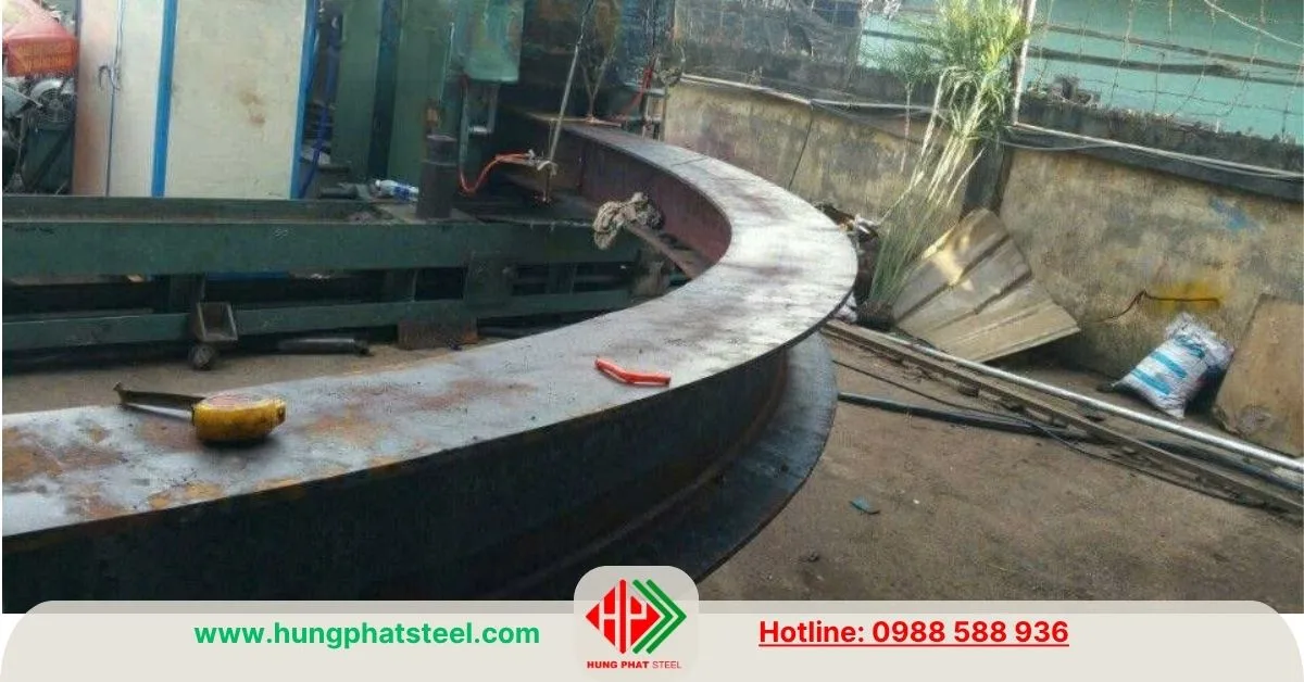 Dịch vụ uốn thép hình H400 theo yêu cầu