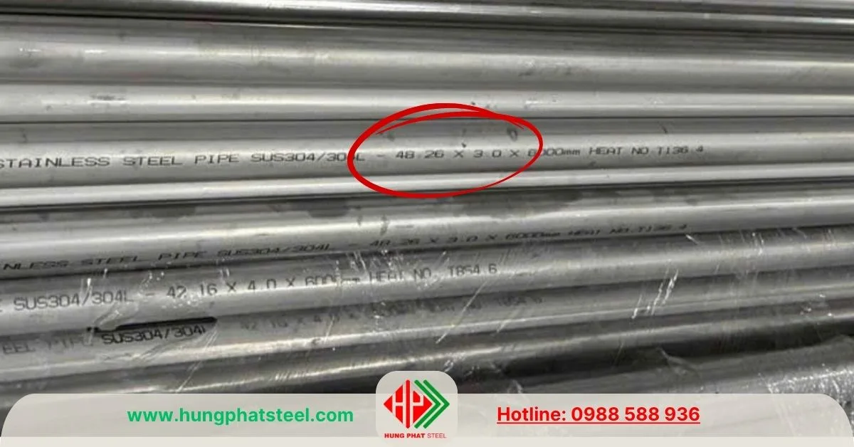 Ống INOX Công nghiệp phi 49 (48.26mm)