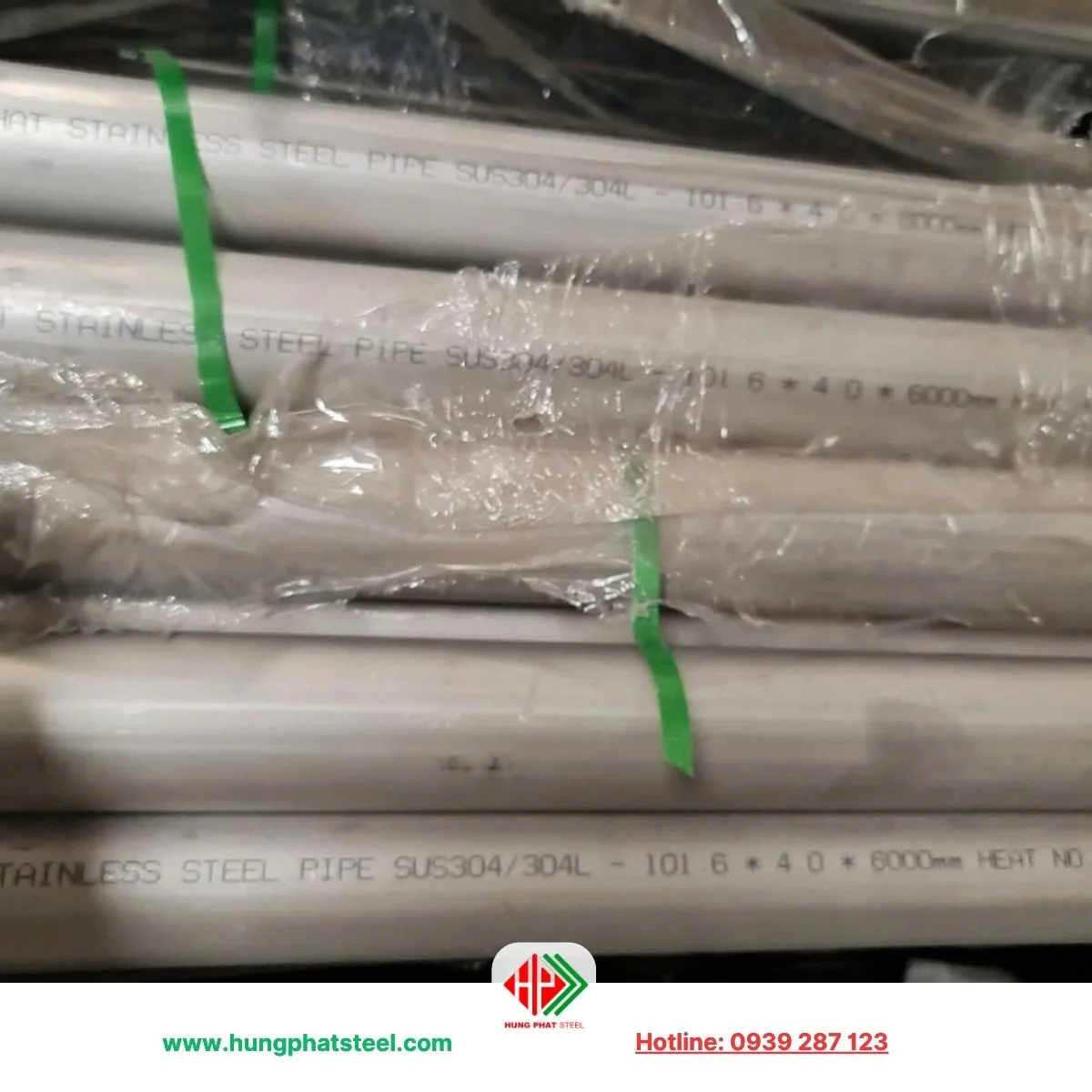 Ống inox 304 công nghiệp phi 101 – DN90