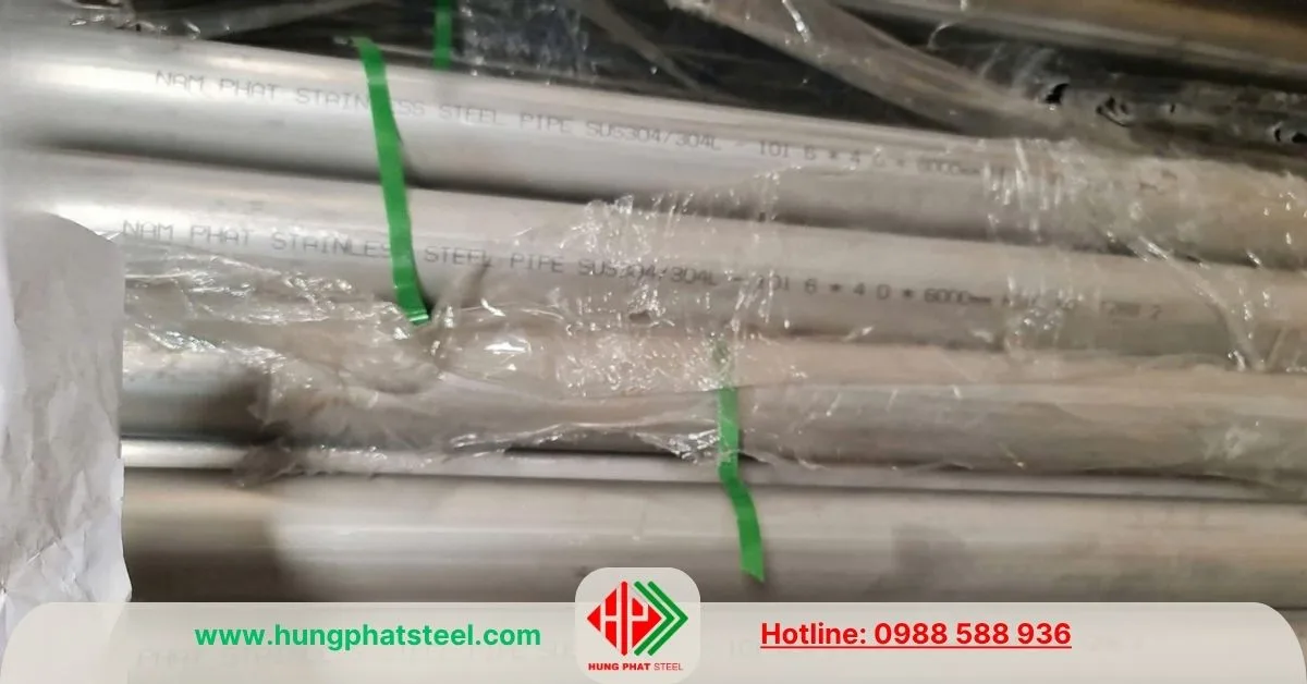 Ống inox 304 công nghiệp phi 101 – DN90