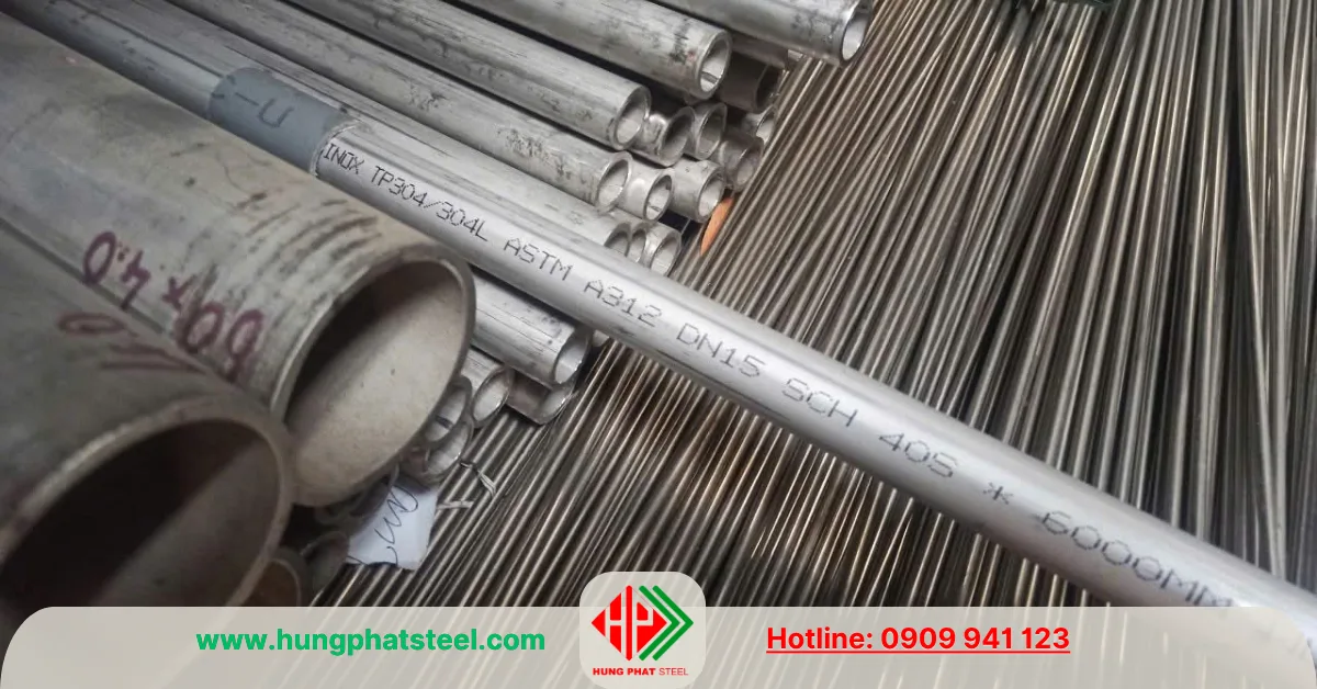 Ống inox 304 phi 21 (DN15 x SCH40)