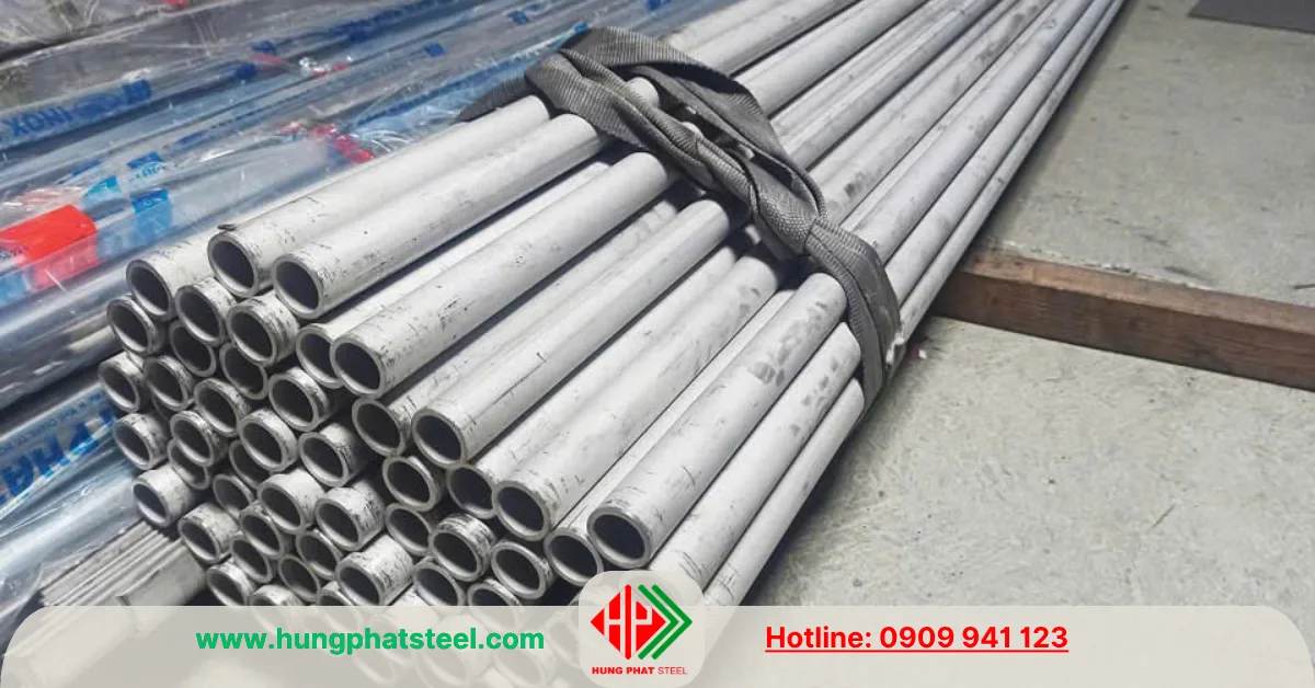 Ống inox 304 phi 34 (DN25 x SCH40)
