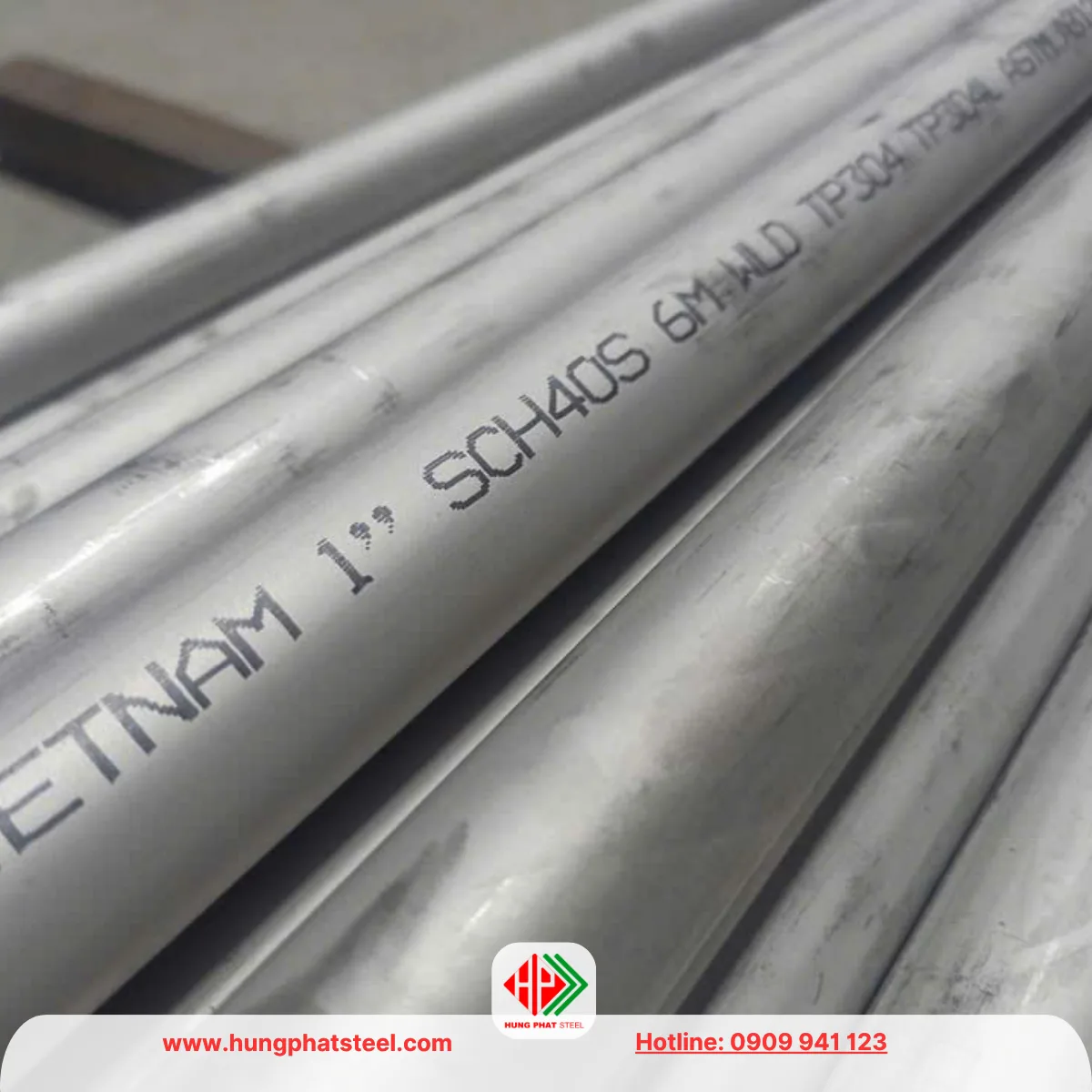 Ống inox 304 phi 34 (DN25 x SCH40)