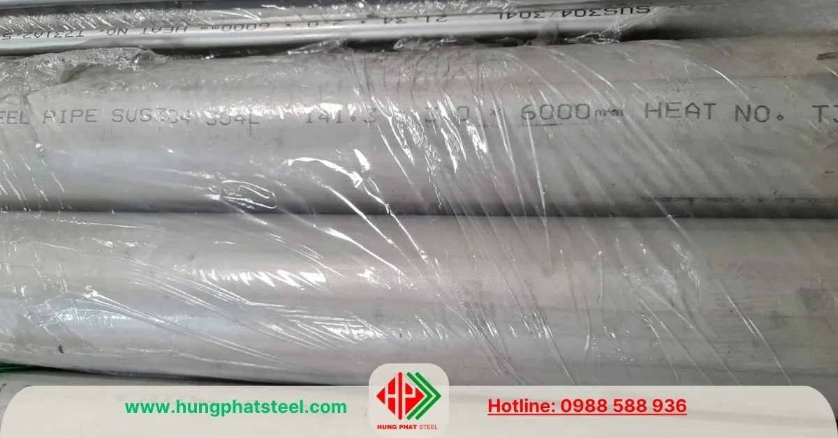 Ống inox công nghiệp phi 141 (141.3mm)