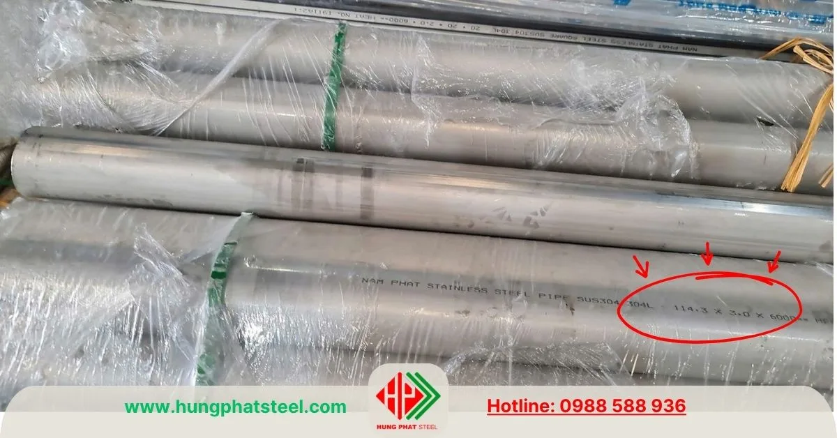 Ống inox công nghiệp phi 141 (OD141.3mm)