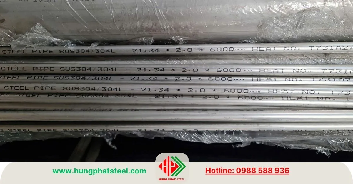 Ống inox công nghiệp phi 21 (OD21.34mm)