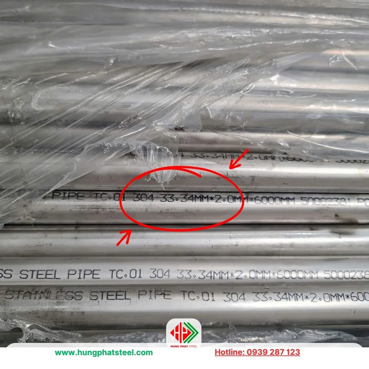 Ống inox công nghiệp phi 34 (OD 33.4mm)