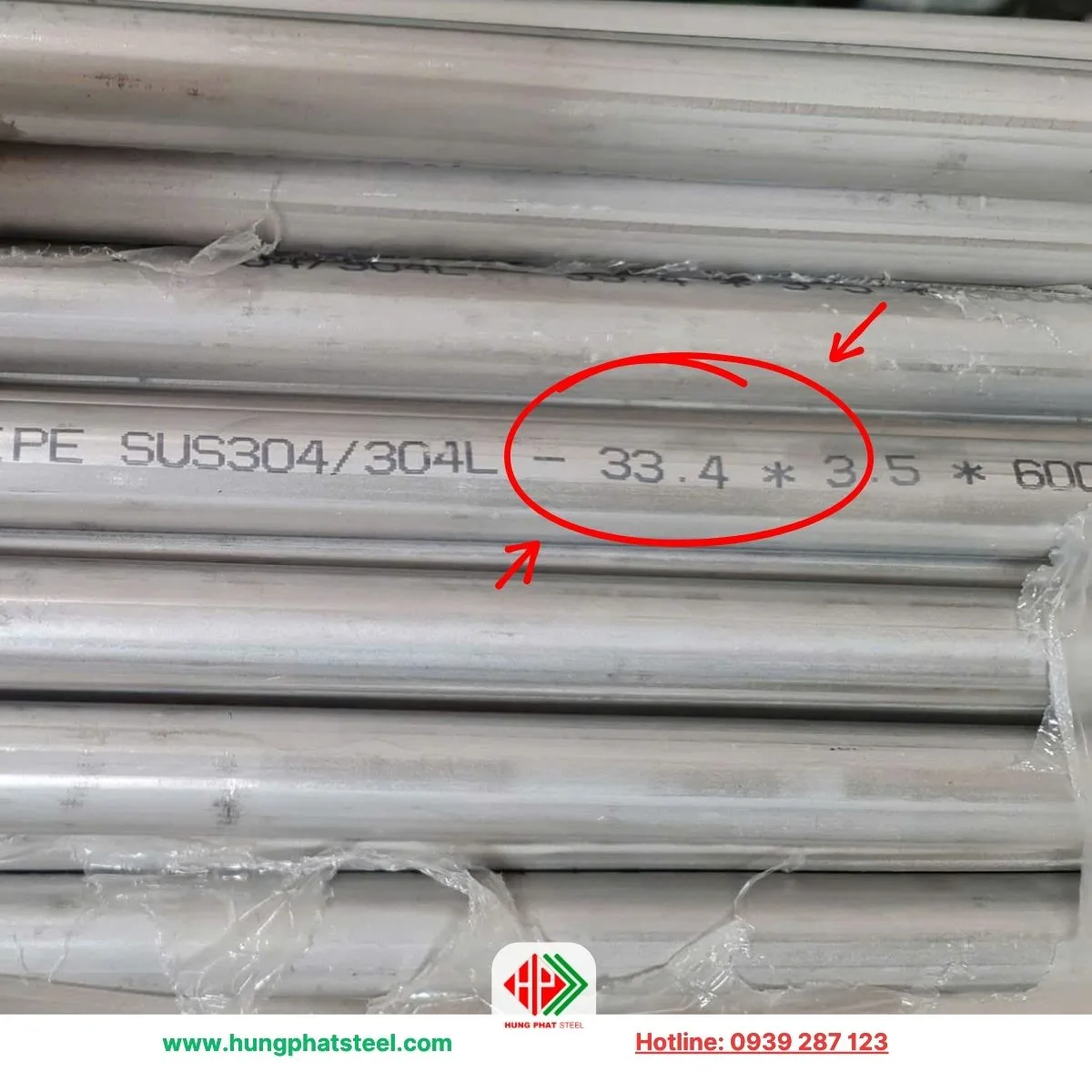 Ống inox công nghiệp phi 34 (OD 33.4mm)