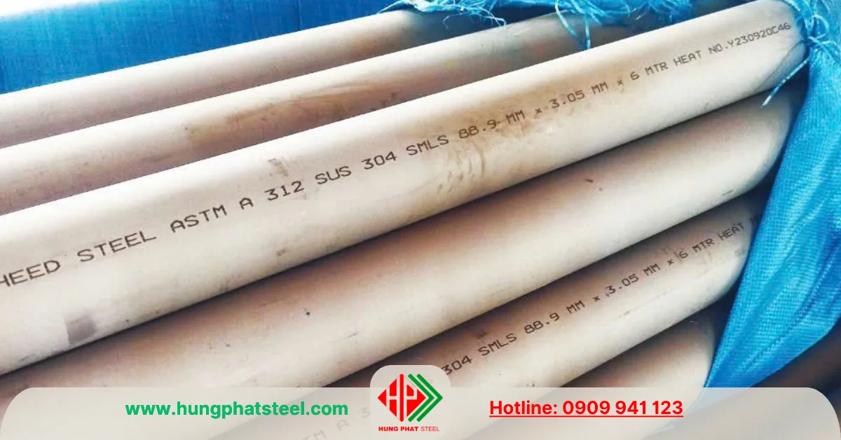 Ống inox phi 89 (ống đúc)