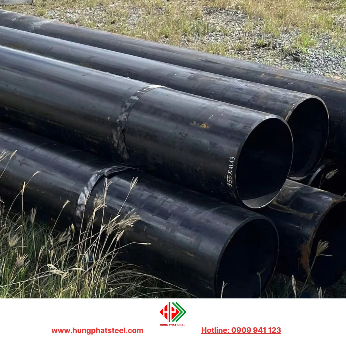 Ống thép đúc phi 355 (DN350 x SCH40)
