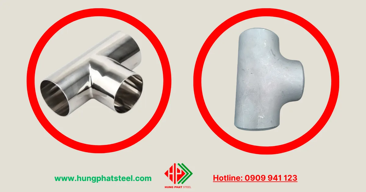 Tê inox vi sinh và công nghiệp