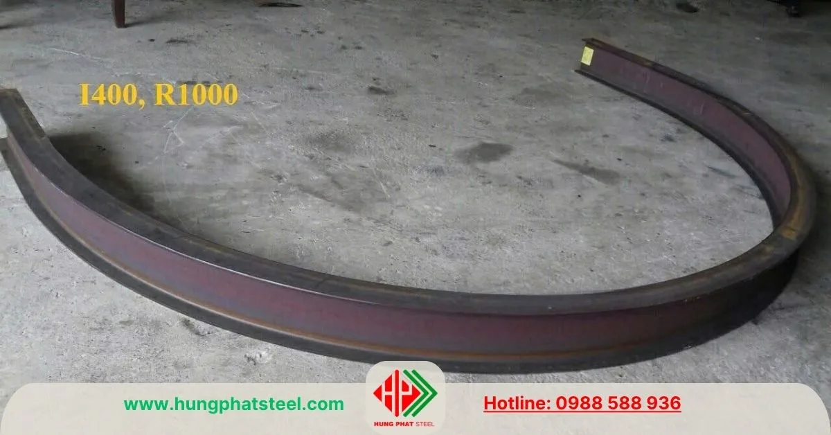 Thép hình I400 uốn theo yêu cầu