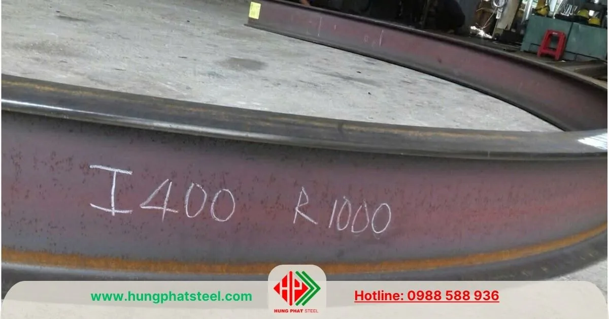 Thép hình I400 uốn theo yêu cầu