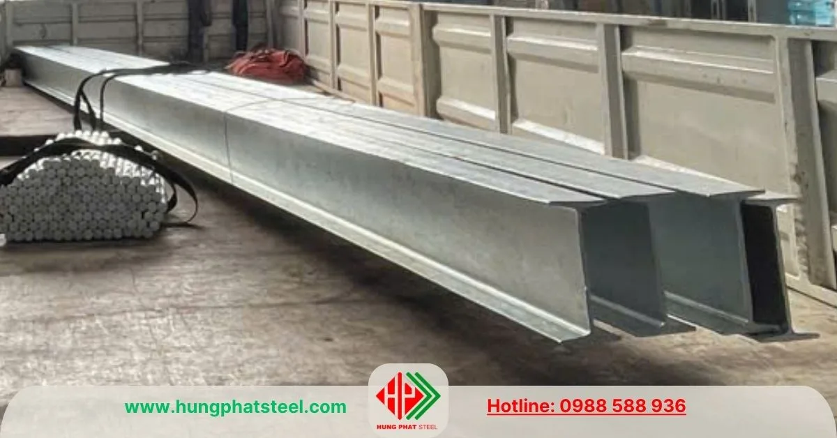 Thép hình I450 gia công mạ kẽm theo yêu cầu