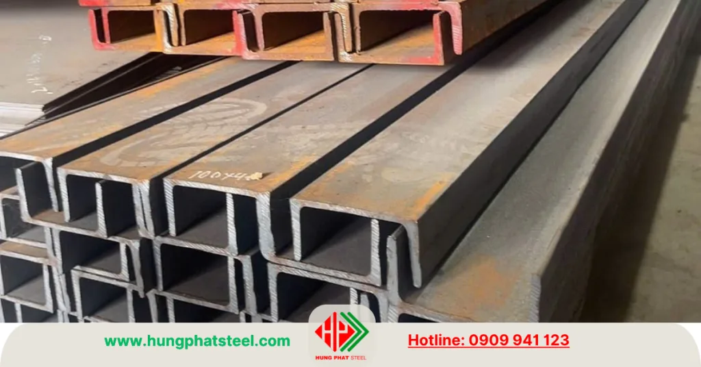 Thép hình U100 (sắt u100 nhập khẩu)
