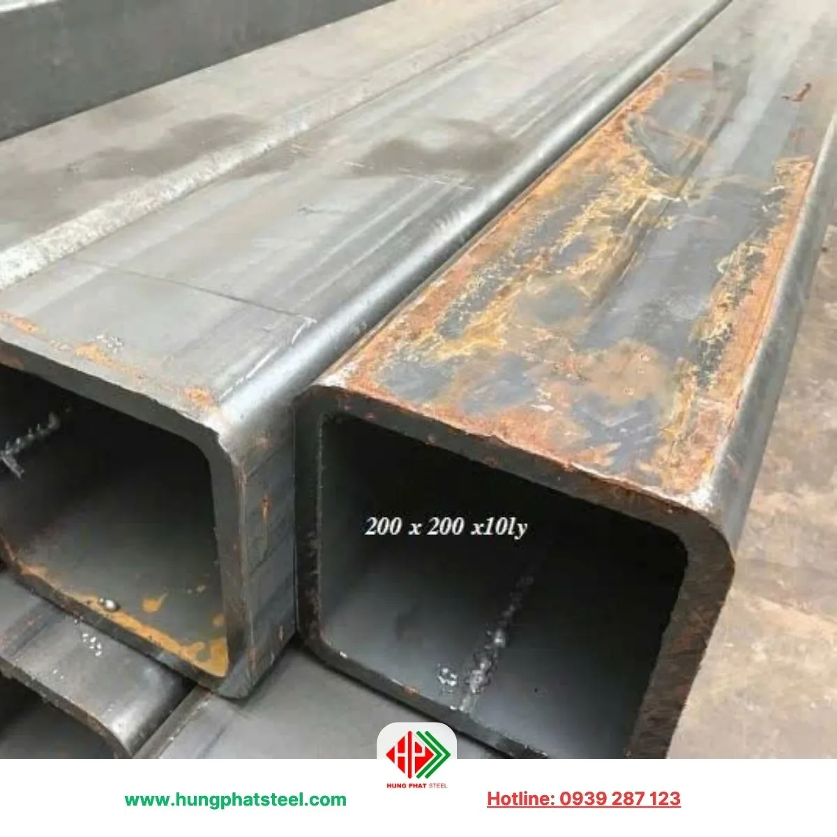 Thép hộp 200x200 hàng dày nhập khẩu