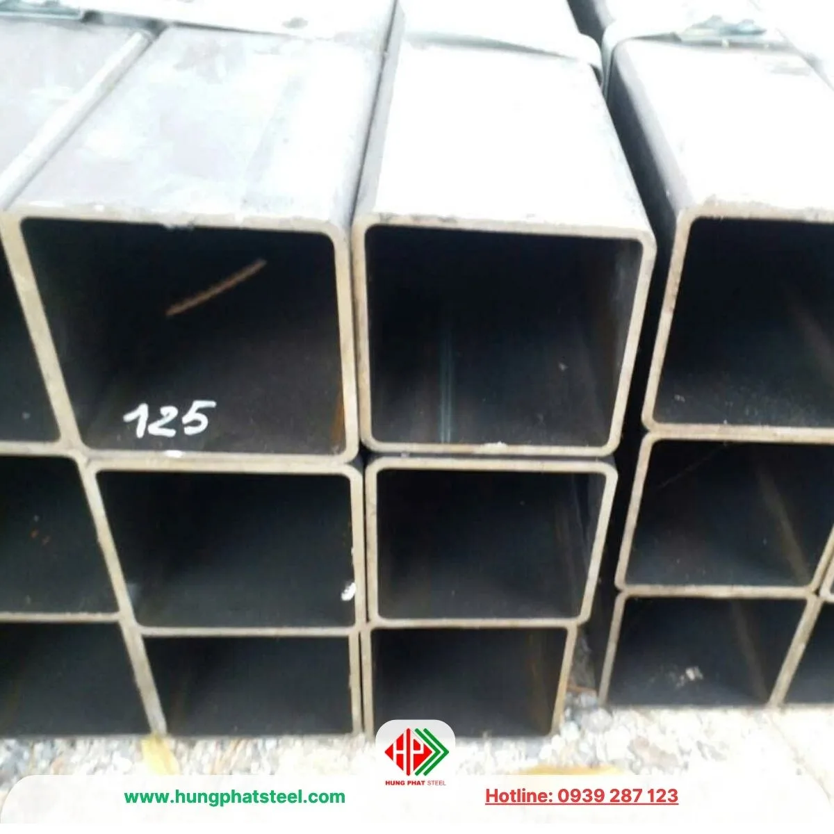 Thép hộp vuông 125x125