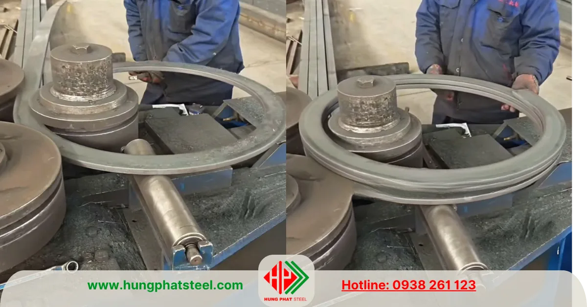Uốn thép la theo yêu cầu