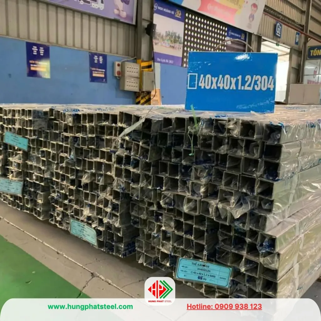 cây inox hộp